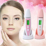 Digital Skin Moisture Tester Oil Moisture Test Pen Facial Water Monitor Analyzer for Beauty skin care LCD Display