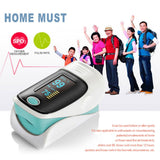 Digital Fingertip Pulse Oximeter Body Health Care OLED Pulse Oximeter Display SPO2 PR Interval Saturation Blood Pressure
